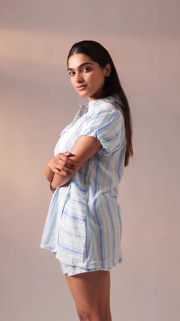 Blue_&_White_Cotton_High_Twist_Fabric_Co-Ord_Set_For_Adults