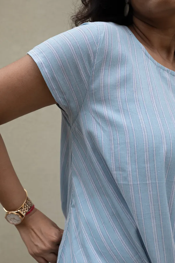 Blue_100%_Cotton_Top_For_Adults