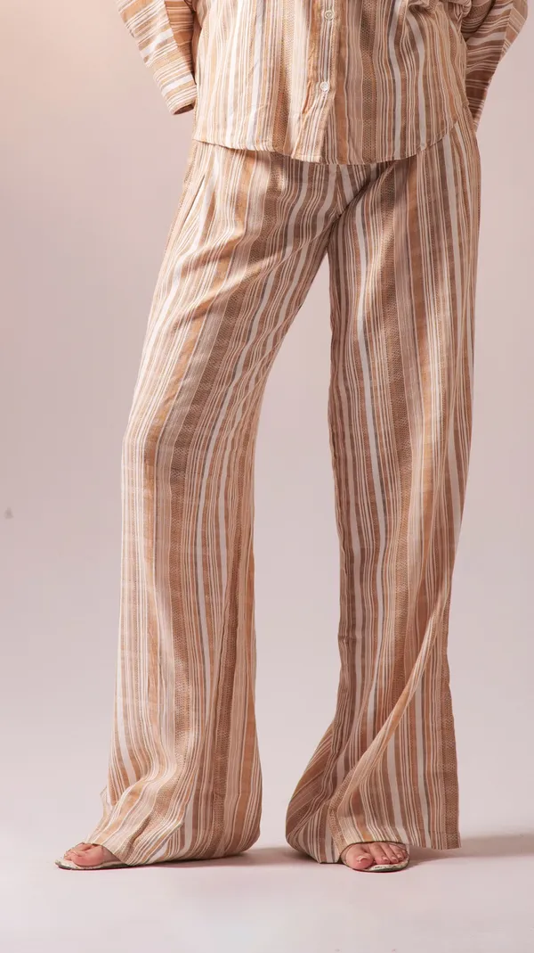Mustard_&_White_Cotton_Dobby_Weave_Fabric_Co-Ord_Set_For_Adults