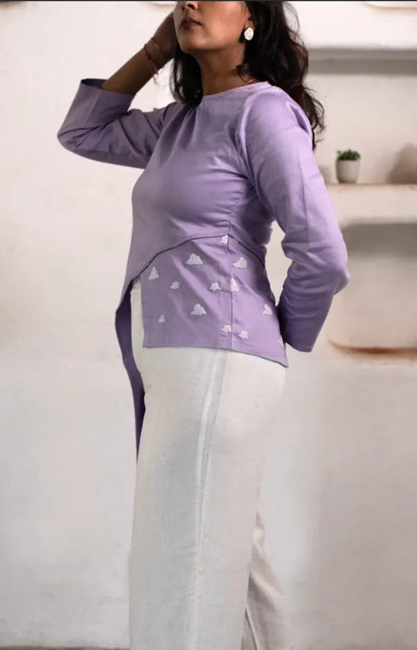 Lavendar_Eygyptian_Cotton_Top_For_Adults