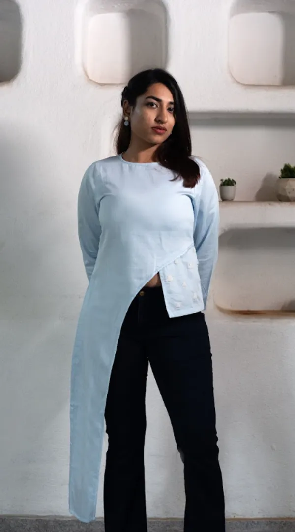 Sky_Blue_Eygyptian_Cotton_Top_For_Adults