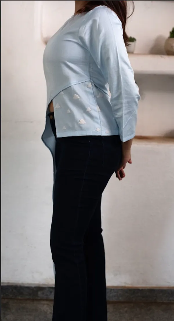 Sky_Blue_Eygyptian_Cotton_Top_For_Adults