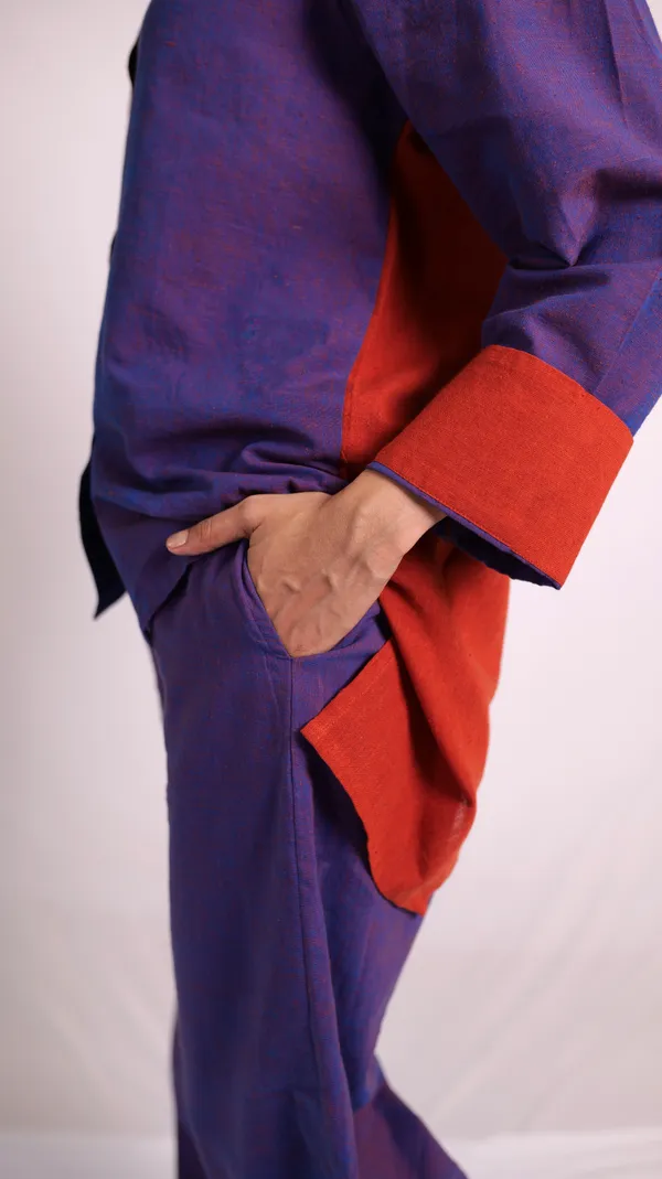 Purple_Khadi_Co-Ord_Set_For_Adults