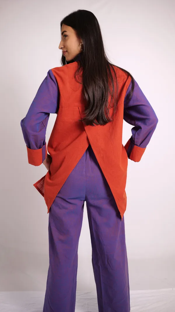 Purple_Khadi_Co-Ord_Set_For_Adults