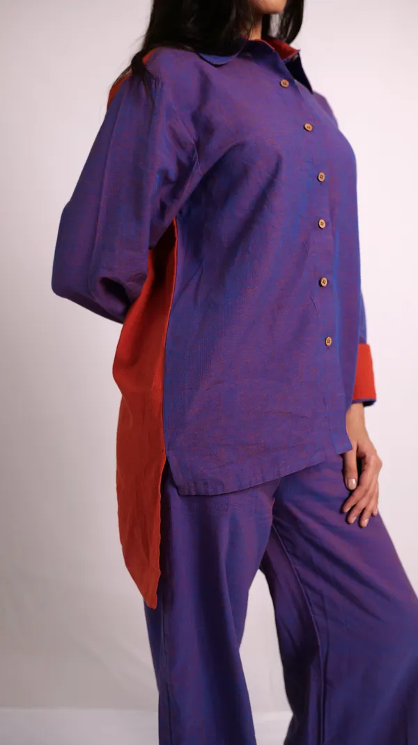 Purple_Khadi_Co-Ord_Set_For_Adults