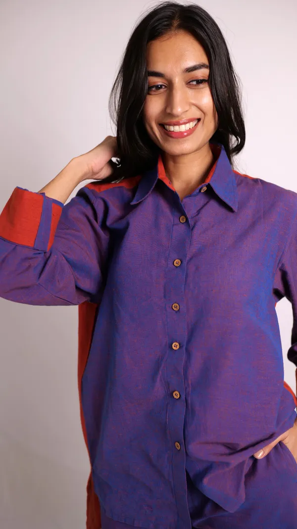 Purple_Khadi_Co-Ord_Set_For_Adults