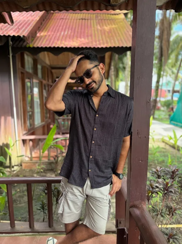 Black_100%_Cotton_Men'S_Shirt_For_Adults