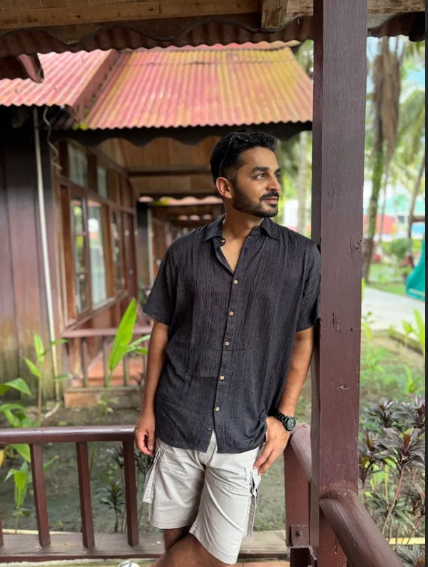Black_100%_Cotton_Men'S_Shirt_For_Adults