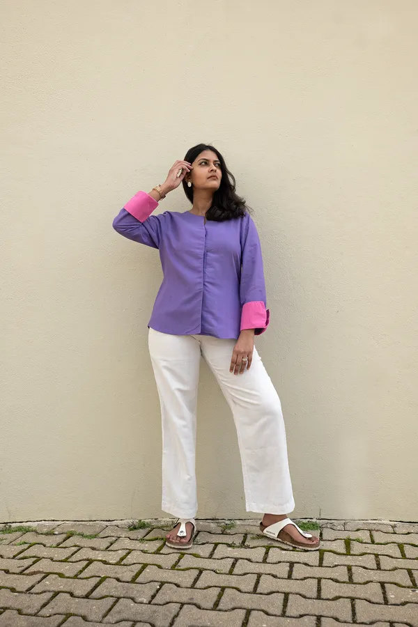 Lavendare_Viscose-Cotton_Slub_Fabric_Top_For_Adults