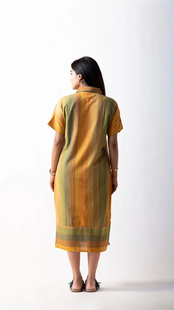 Mustard_100%_Cotton_Dress_For_Adults