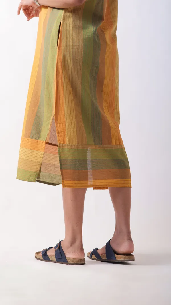 Mustard_100%_Cotton_Dress_For_Adults
