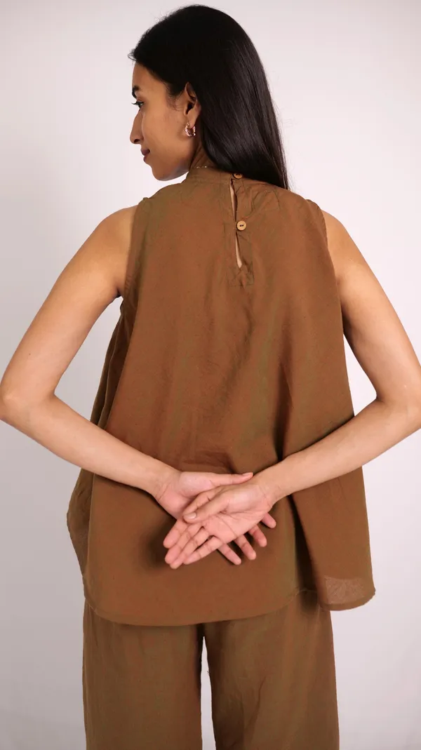 Brown_Khadi_Co-Ord_Set_For_Adults
