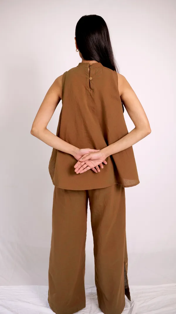 Brown_Khadi_Co-Ord_Set_For_Adults