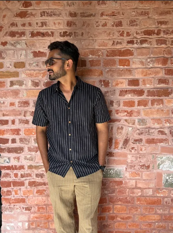 Black_100%_Cotton_Men'S_Shirt_For_Adults