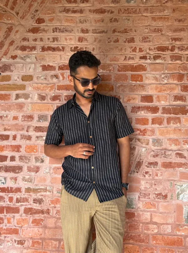 Black_100%_Cotton_Men'S_Shirt_For_Adults