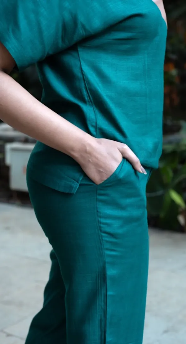 Green_Viscose-Cotton_Slub_Fabric_Co-Ord_Set_For_Adults