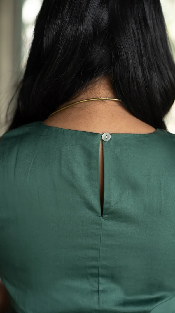 Green_Eygyptian_Cotton_Dress_For_Adults