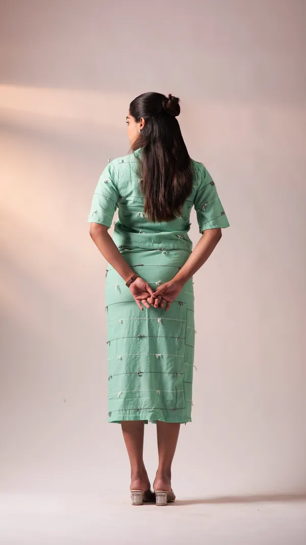 Green_Cotton_Dobby_Weave_Fabric_Co-Ord_Set_For_Adults