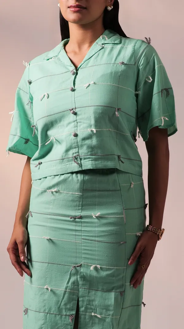 Green_Cotton_Dobby_Weave_Fabric_Co-Ord_Set_For_Adults