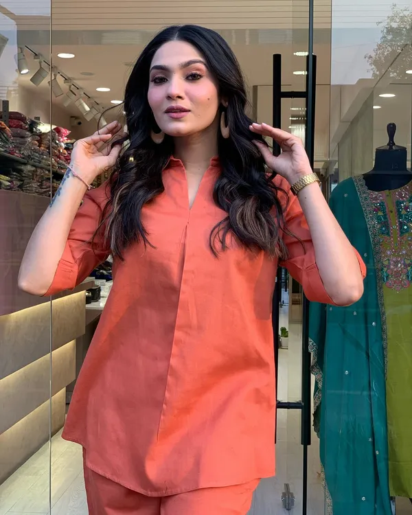Rust_Cotton_Co-Ord_Set_For_Women