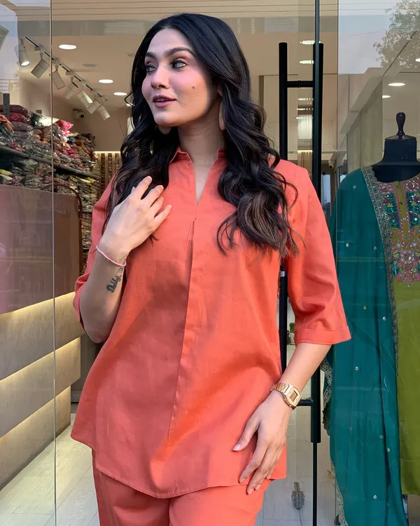 Rust_Cotton_Co-Ord_Set_For_Women