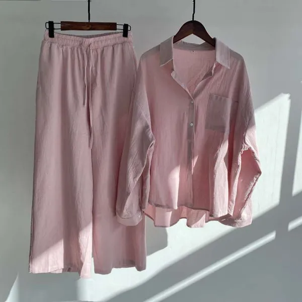 Baby_Pink_Cotton_Designer_Slacks_High_Waist_For_Women