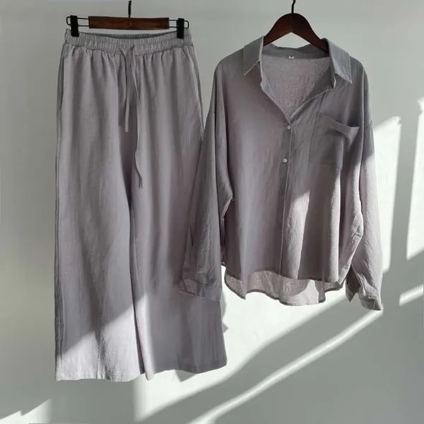 Brown_Cotton_Designer_Slacks_High_Waist_For_Women