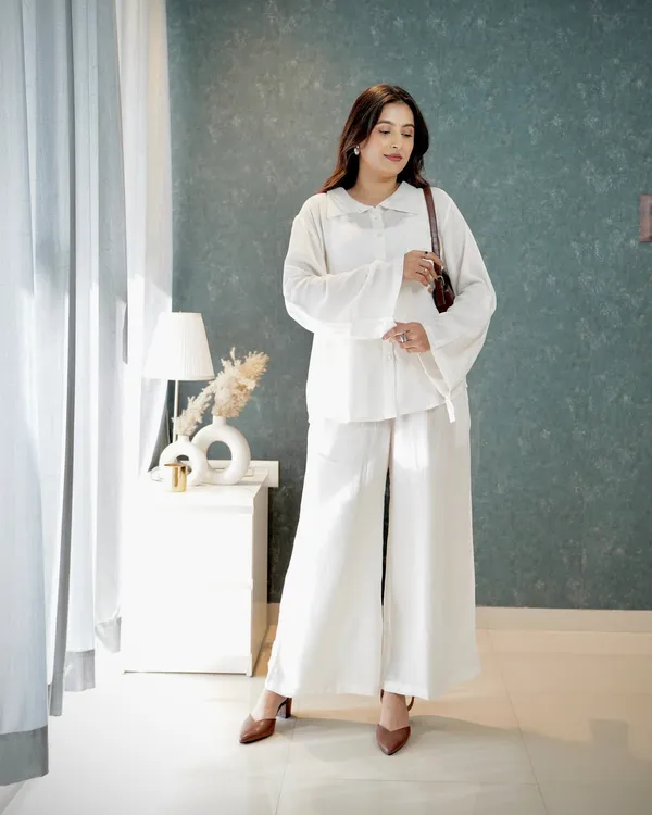 White_Cotton_Co-Ord_Set_For_Women