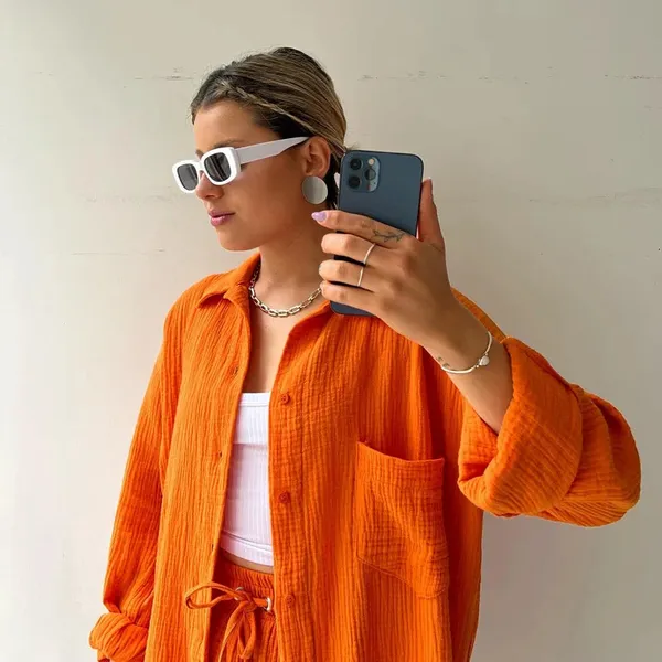 Orange_Cotton_Co-Ord_Set_For_Women
