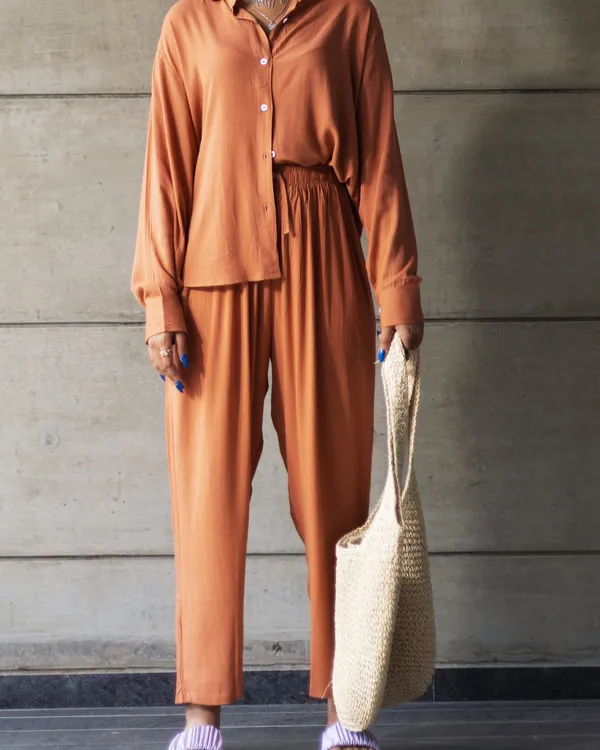 Rust_Cotton_Co-Ord_Set_For_Women