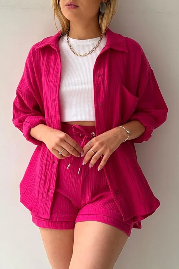 Rose_Red_Cotton_Co-Ord_Set_For_Women