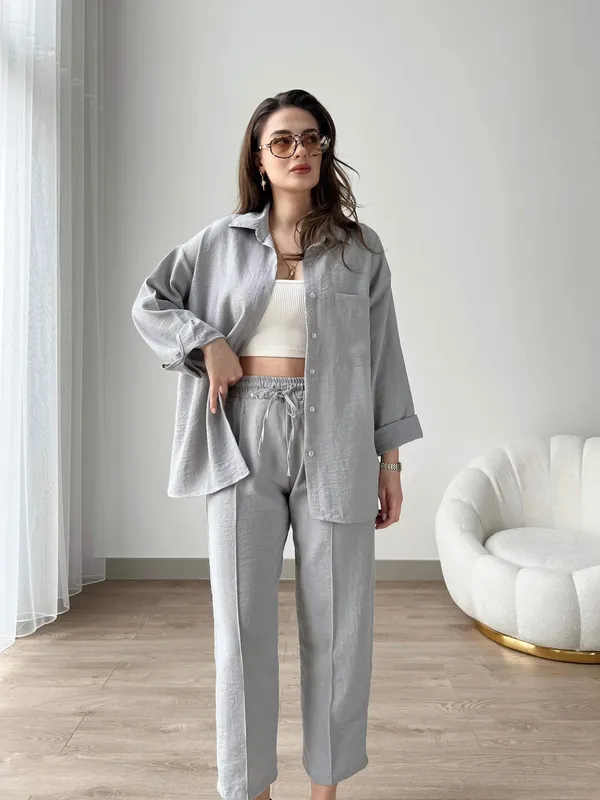 Grey_Cotton_Co-Ord_Set_For_Women