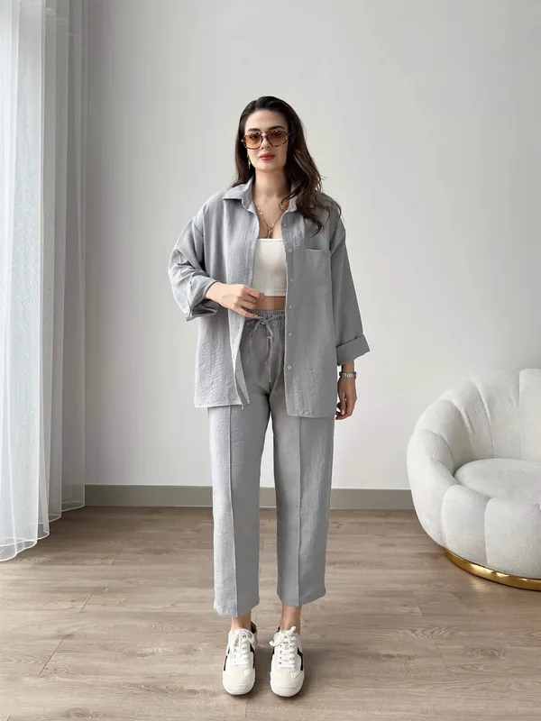 Grey_Cotton_Co-Ord_Set_For_Women