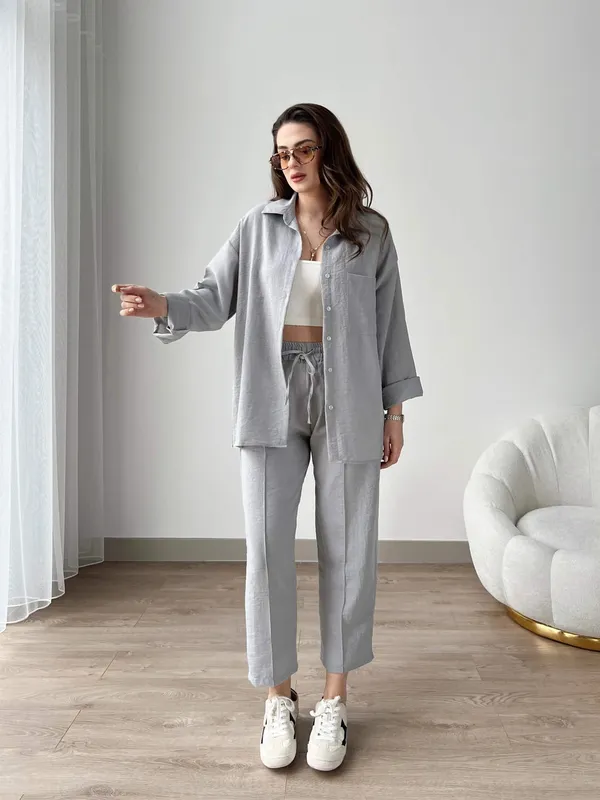 Grey_Cotton_Co-Ord_Set_For_Women