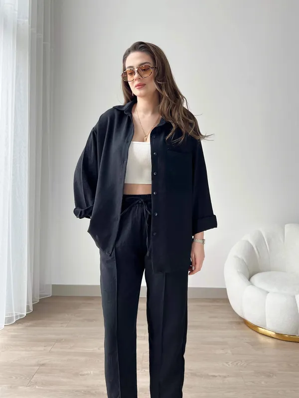 Black_Cotton_Co-Ord_Set_For_Women