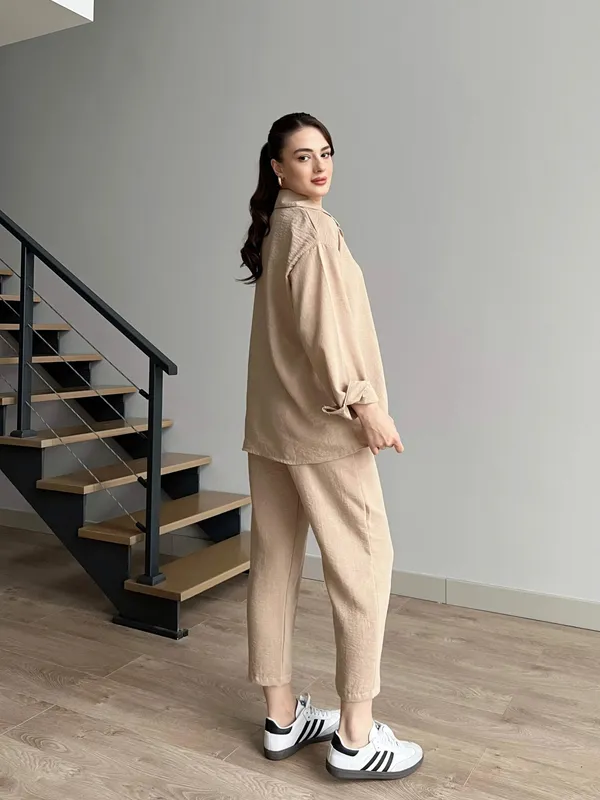 Beige_Cotton_Co-Ord_Set_For_Women