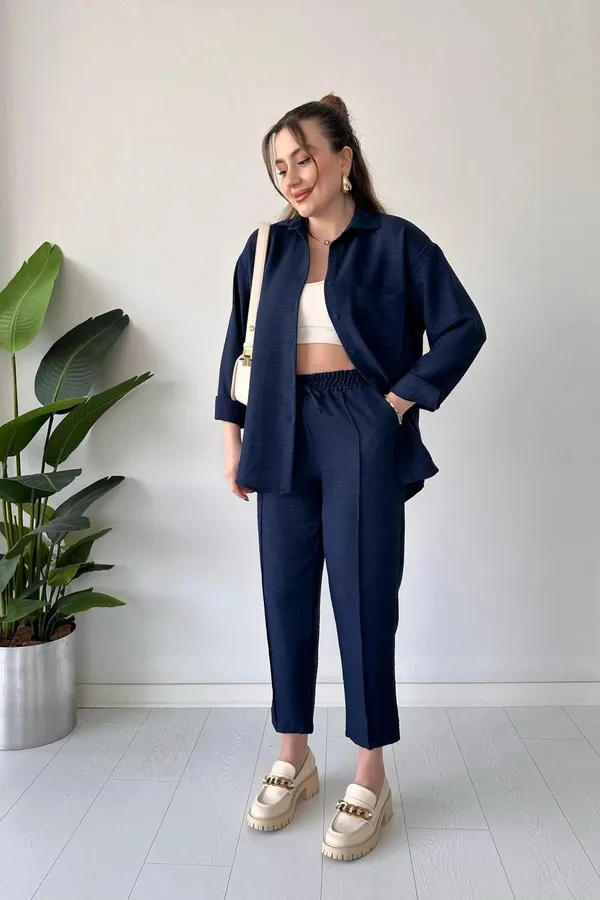 Navy_Blue_Cotton_Co-Ord_Set_For_Women