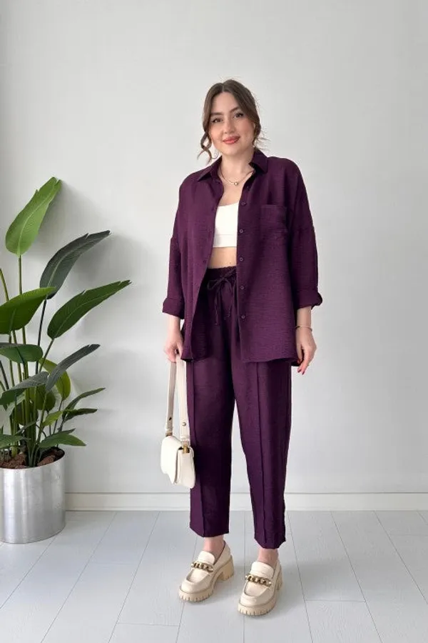 Wine_Cotton_Co-Ord_Set_For_Women