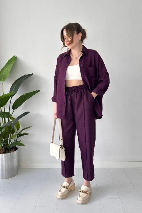 Wine_Cotton_Co-Ord_Set_For_Women