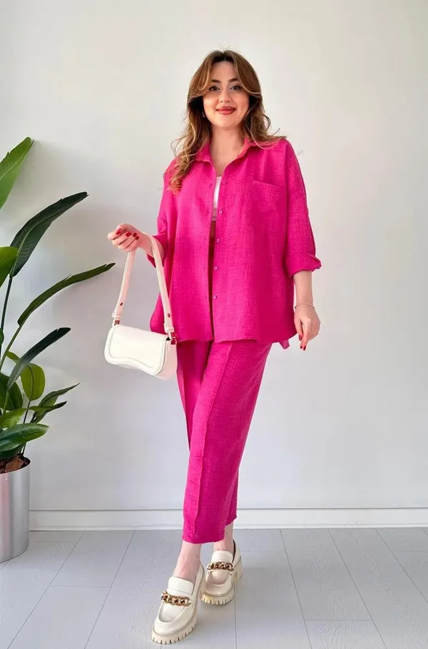 Pink_Cotton_Co-Ord_Set_For_Women