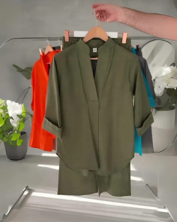 Olive_Green_Cotton_Co-Ord_Set_For_Women