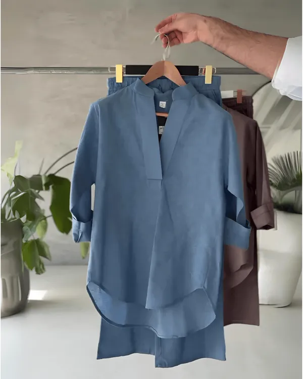 Blue_Cotton_Co-Ord_Set_For_Women
