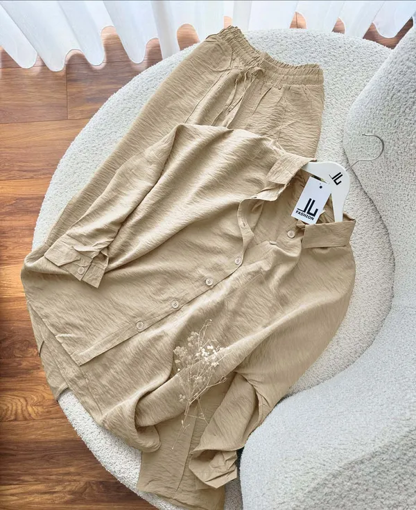Desert_Sand_Cotton_Co-Ord_Set_For_Women