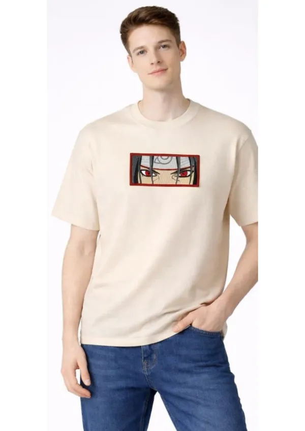 Off_White_Cotton_Premium_Anime_Embroidery_Half_Sleeve_Oversize_T-Shirt_For_Men
