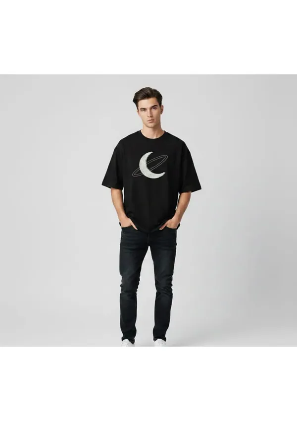 Black_And_Maroon_Cotton_Premium_Moon_Embroidery_Half_Sleeve_Oversize_T-Shirt_For_Men_Combo_Pack_Of_2