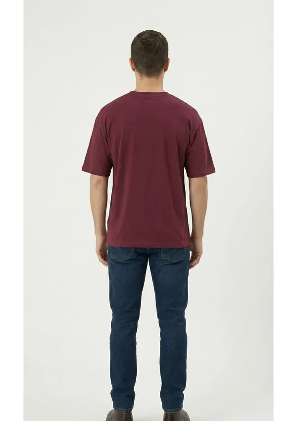 Black_And_Maroon_Cotton_Premium_Moon_Embroidery_Half_Sleeve_Oversize_T-Shirt_For_Men_Combo_Pack_Of_2