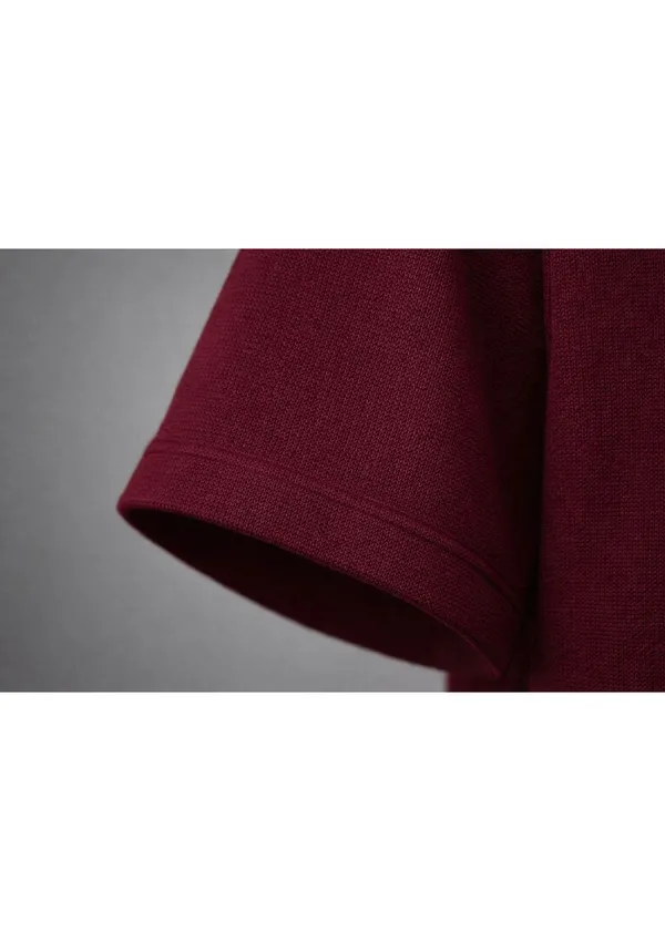 Maroon_Cotton_Premium_Moon_Embroidery_Half_Sleeve_Oversize_T-shirt_For_Men