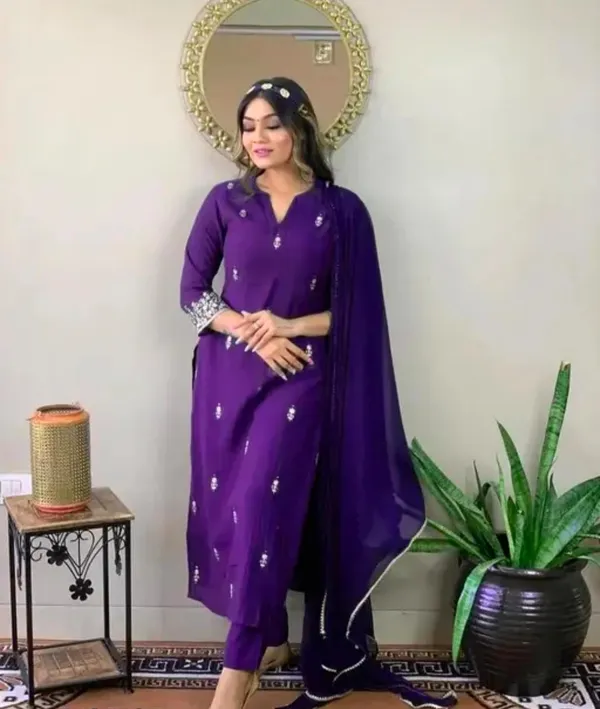 Women_Embroidery_Straight_Kurta_With_Matching_Pant_and_Dupatta_Set_For_Girls_And_Women