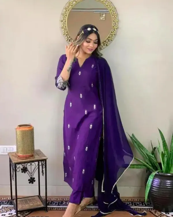 Women_Embroidery_Straight_Kurta_With_Matching_Pant_and_Dupatta_Set_For_Girls_And_Women