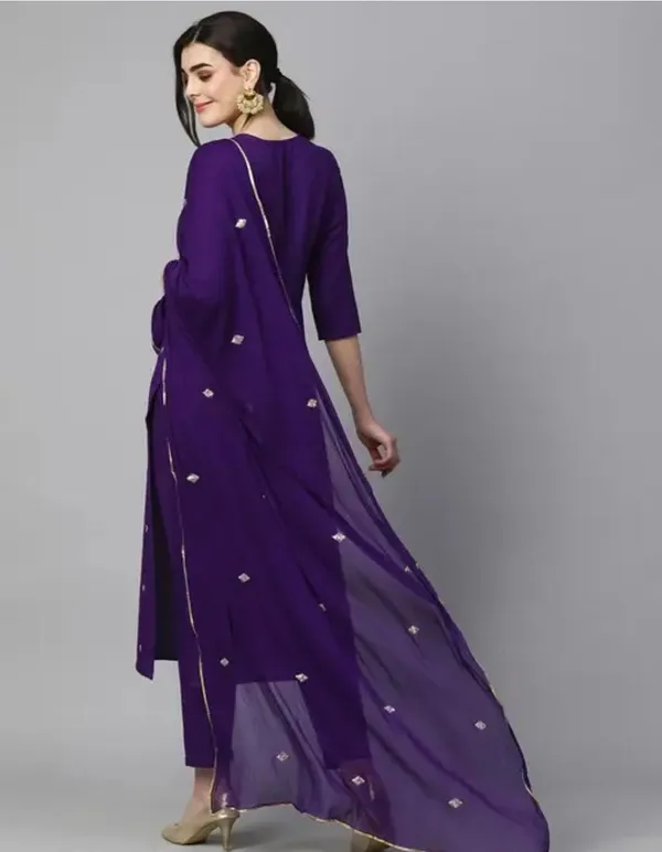 Women_Cotton_Blend_Kurti_Pant_Dupatta_Set
